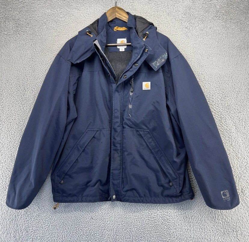 Carhartt Jacket Men s Large Blue Storm Defender Full Zip Men s