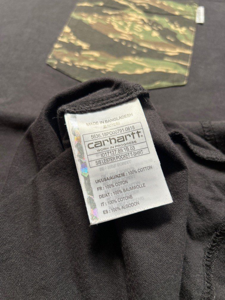 carhartt camo pocket t shirt
