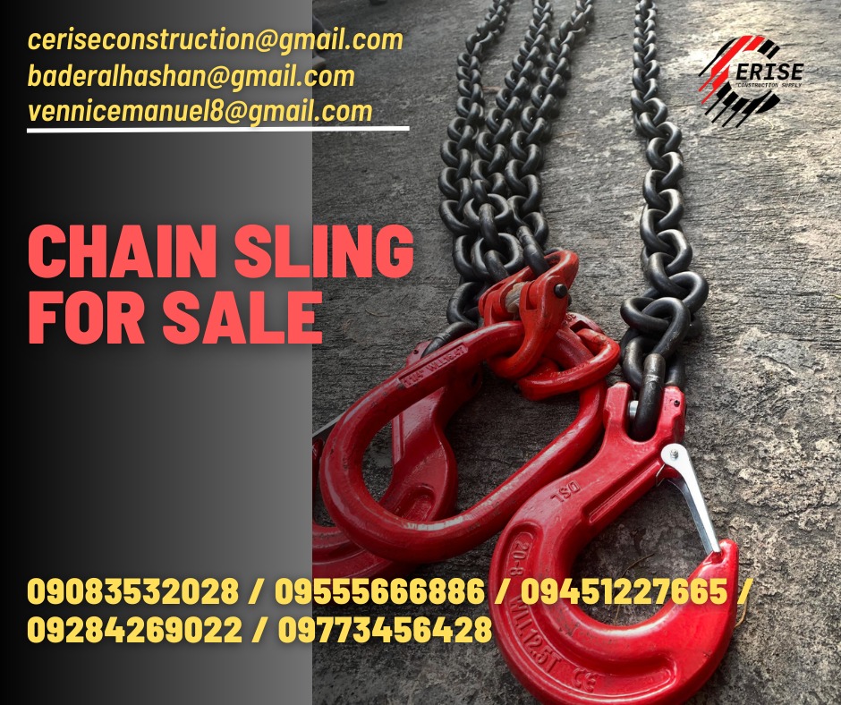 Chain Slings for sale, Commercial & Industrial, Industrial Equipment on
