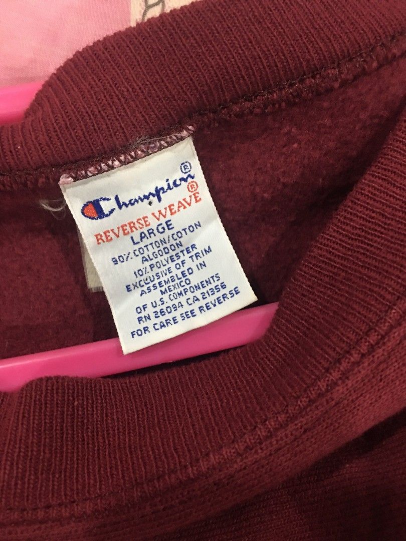 Champion sweater tag 90 deals