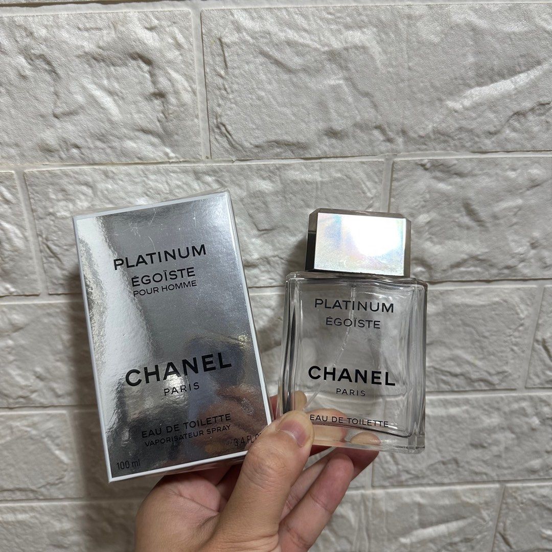 ❤️CHANEL香奈兒PLATINUM EGOISTE淡香水100ml香水空瓶+外盒, 美妝保養