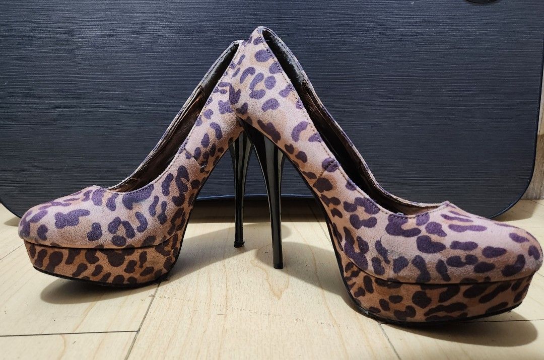 Charlotte russe leopard discount heels