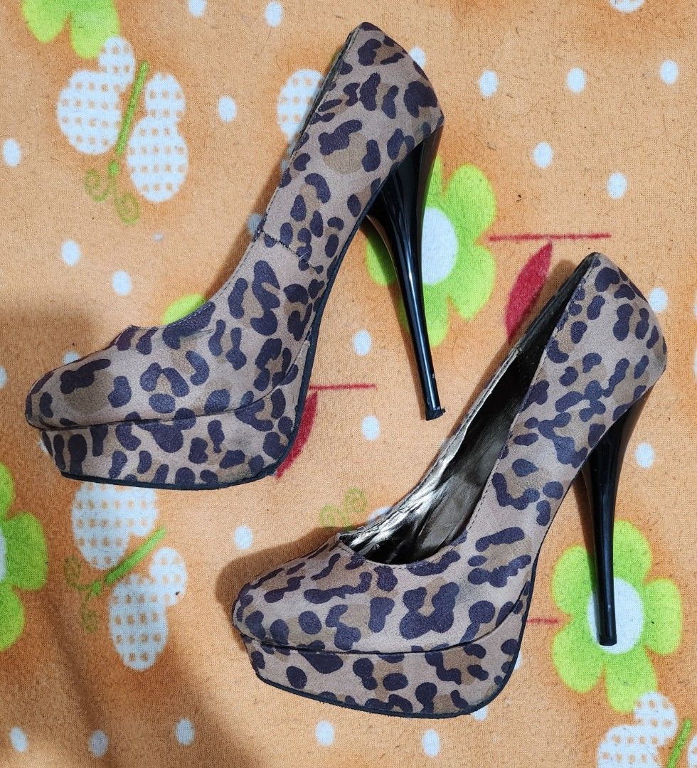 Charlotte russe leopard heels new arrivals