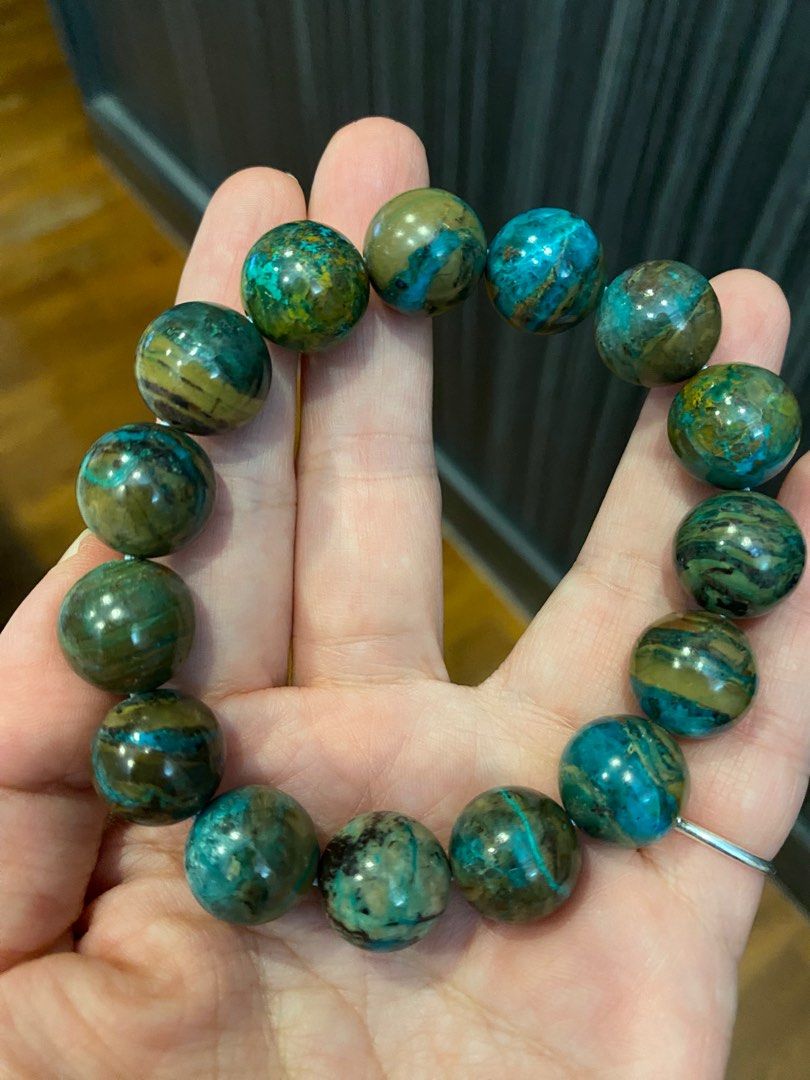 Chrysocolla beads bracelet online
