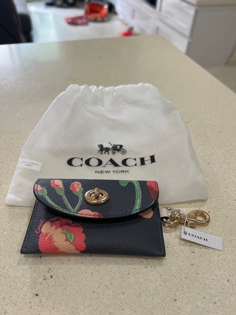 Coach keychain store coin purse