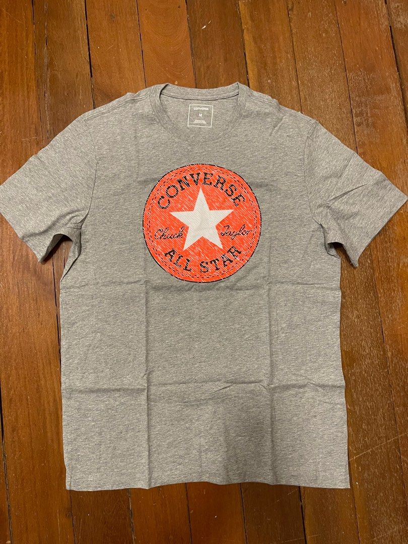 Chuck taylor t shirt clearance grey