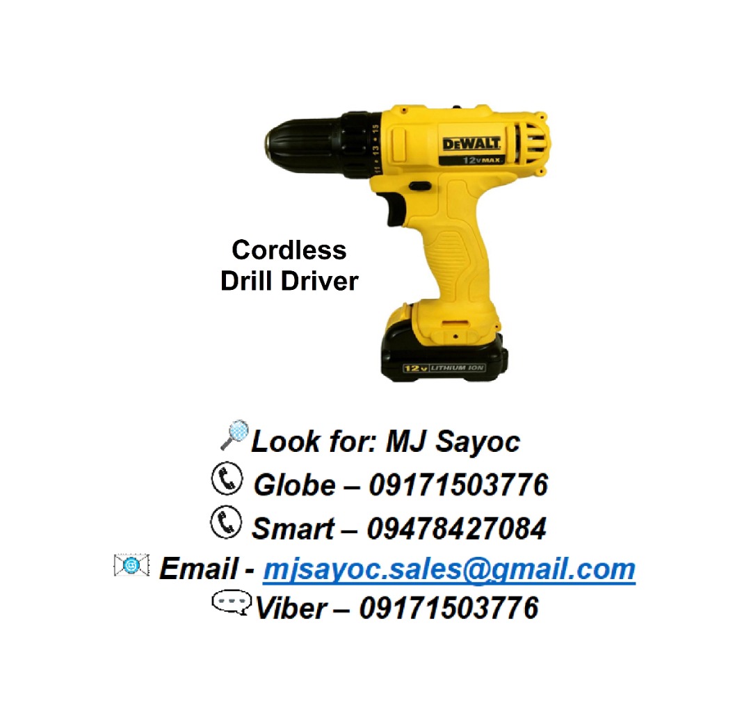 Cordless Drill Driver, Commercial & Industrial, Construction Tools
