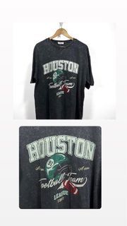 Cotton On rare Houston Vintage football helmet Tshirt