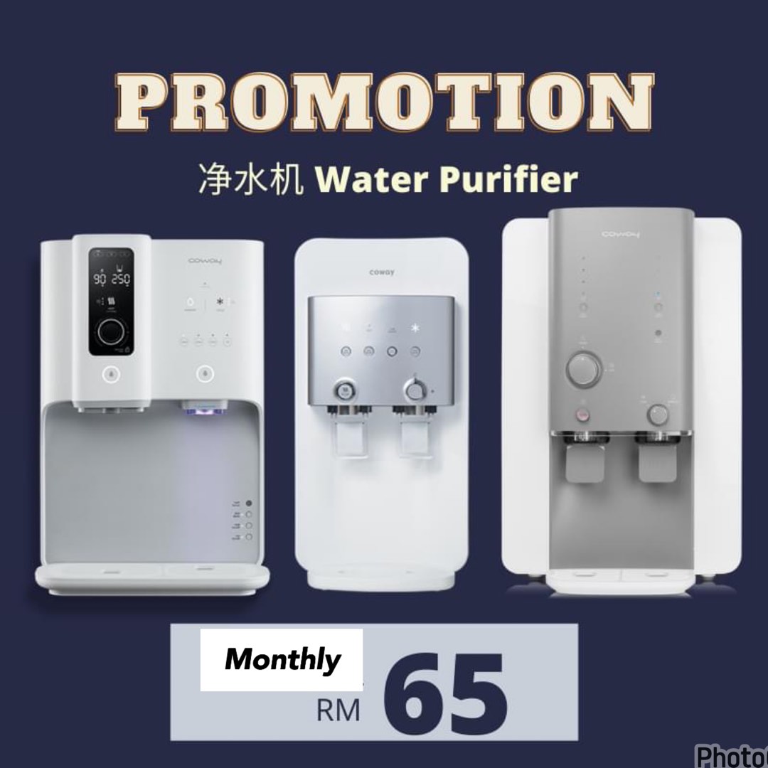 Coway water dispenser and water filter, TV & Home Appliances, Kitchen