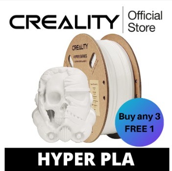 Creality PLA Filament Hyper PLA High Speed 3D Printer Filament 1.75mm  (PT1905), Computers & Tech, Printers, Scanners & Copiers on Carousell