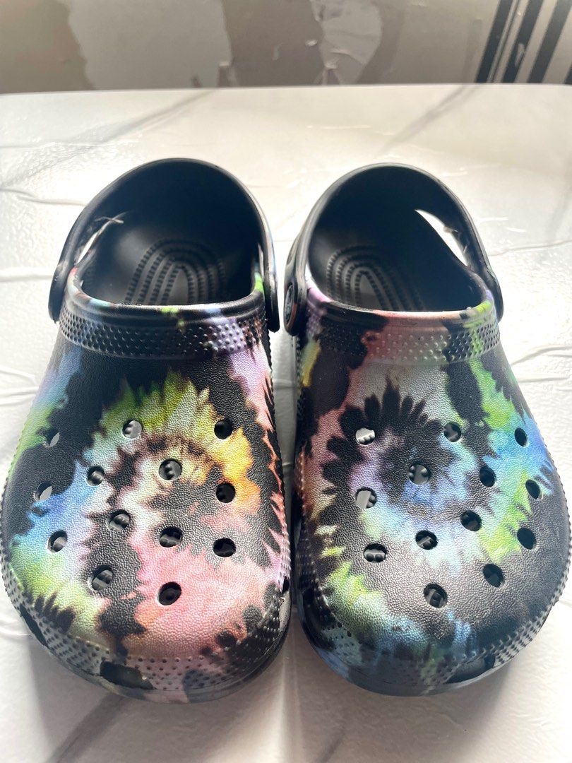 Tie dye crocs for kids top