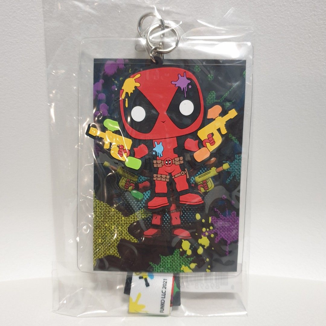 DEADPOOL PAINTBALL Lanyard from Funko Pop Deadpool Bucketlist Gamestop