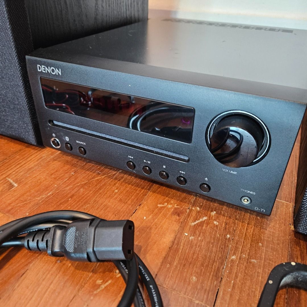 DENON DT1 COMPACT CD RECEIVER - Micro Hi-Fi System with FM/AM, CD And ...