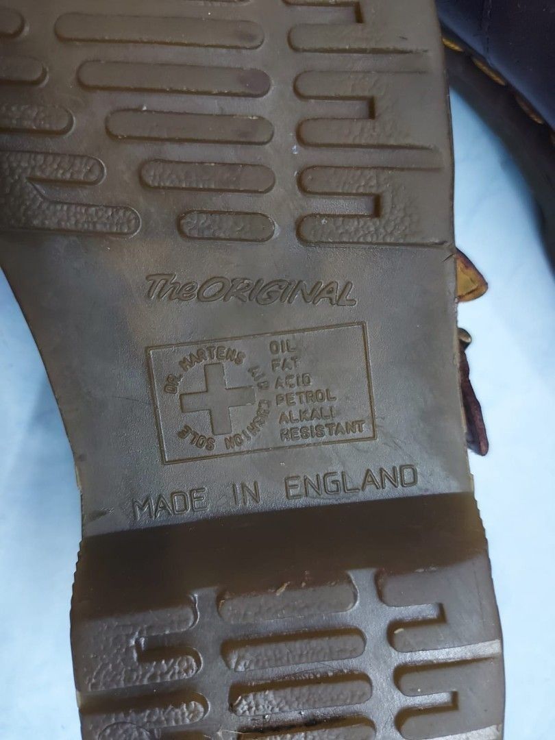 Dr Martens 8065 Mary Jane Strap Made in England Dark Brown Size 40