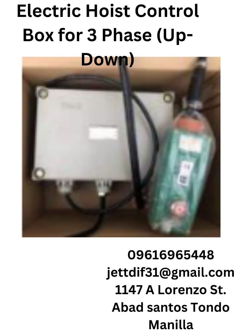 Electric Hoist Control Box for 3 Phase (UpDown), Commercial