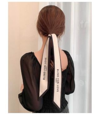Elegant France scarf retro high end hair tie headband female hair