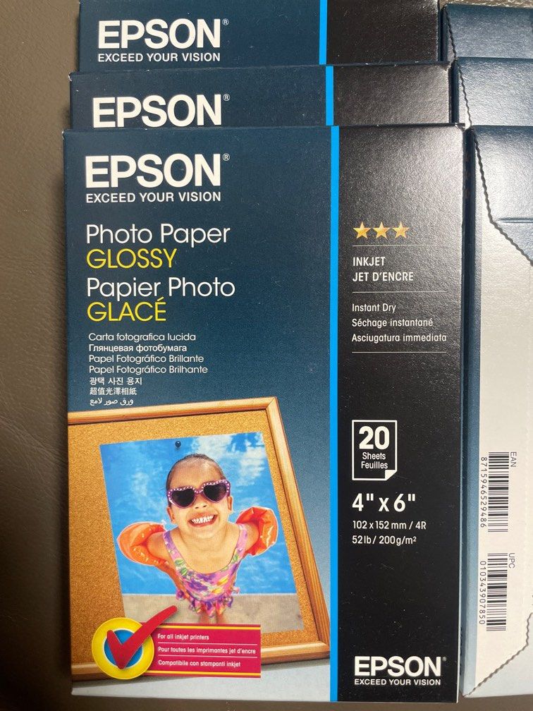 Epson Photo Paper, Glossy - 20 sheets