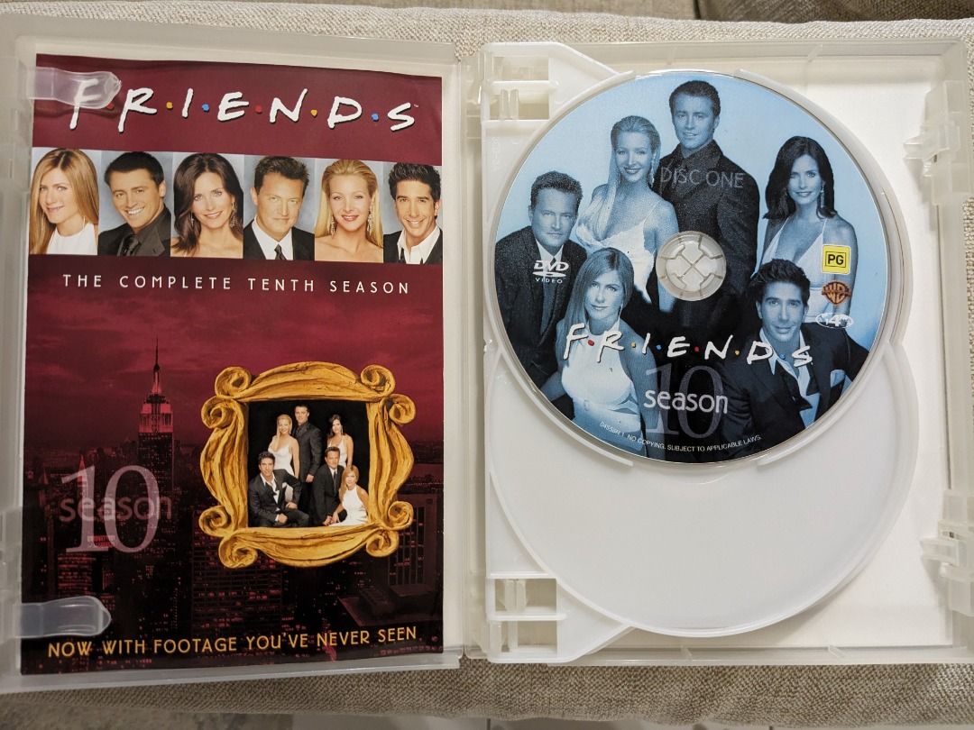 Friends Collector's Edition DVD Season 10, Hobbies & Toys, Music ...
