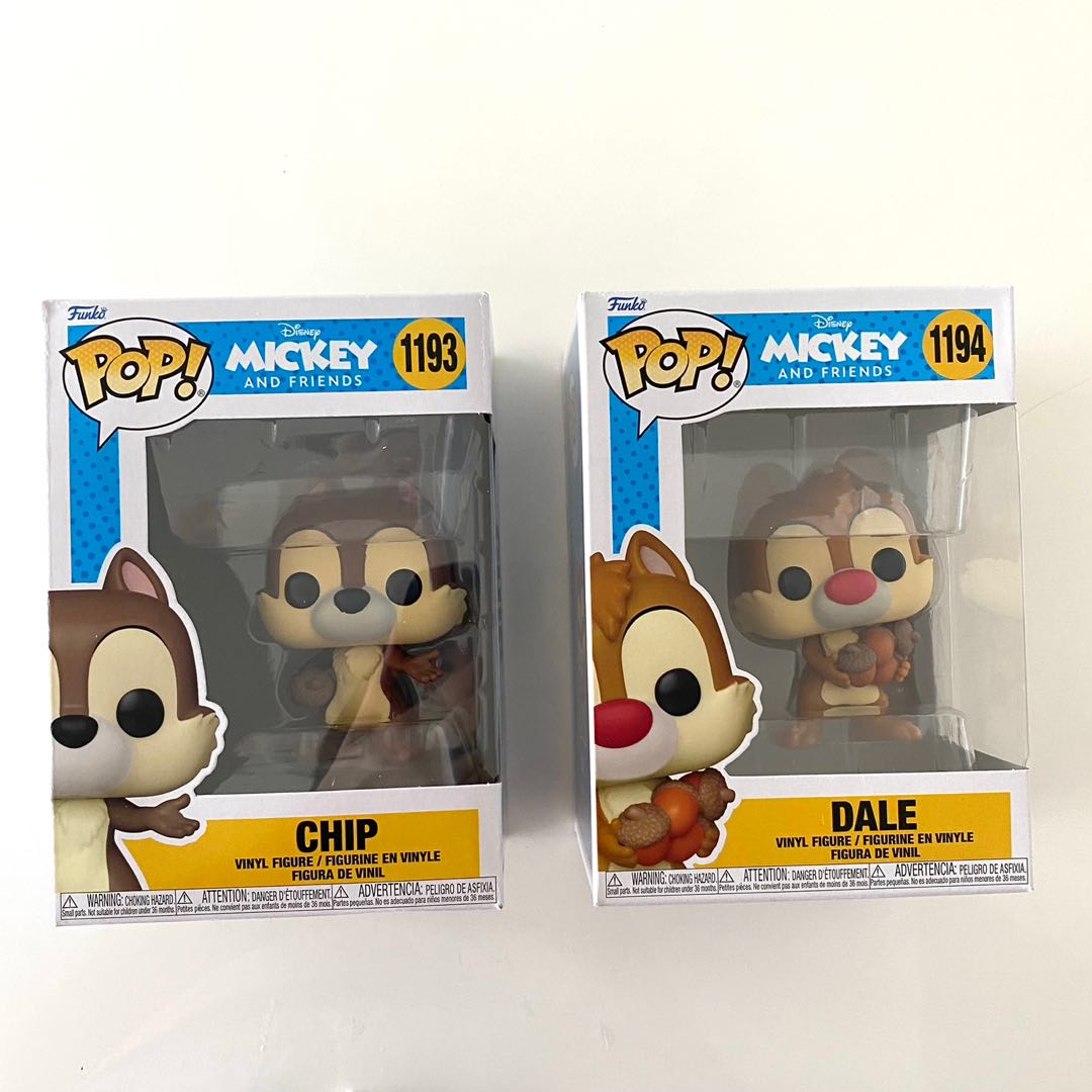 Funko Pop Disney Classics Chip and Dale, Hobbies & Toys, Toys & Games