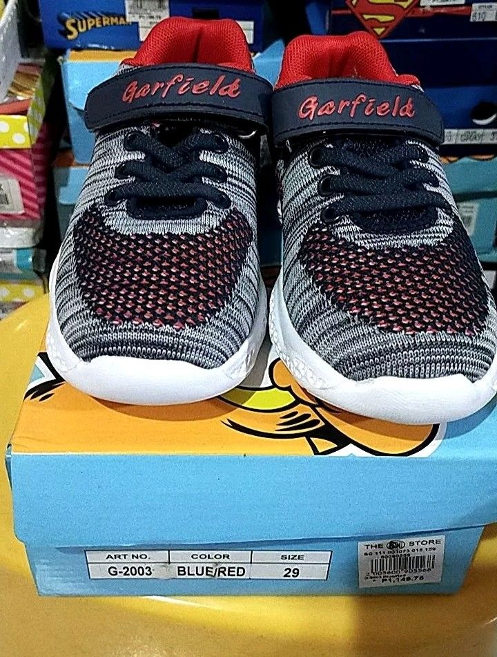 Garfield Rubber shoes (Category: Babies & Kids Fashion) located in Manila. Submitted by kristinabesa (Listing ID 1253595358, Image 2). Description: This is new. mali po ng size nabili for my kid. this is size 29.pls see the chart for your ref..