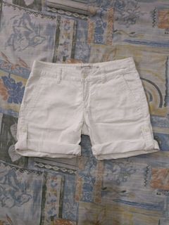 Giordano Linen Shorts - White