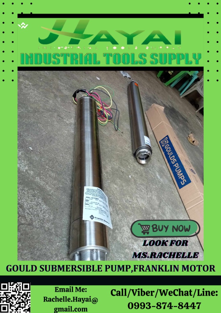 gould submersible pump,franklin motor, Commercial & Industrial