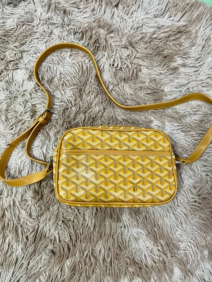 Goyard Camera Bag Yellow, Women's Fashion, Bags & Wallets, Crossbody