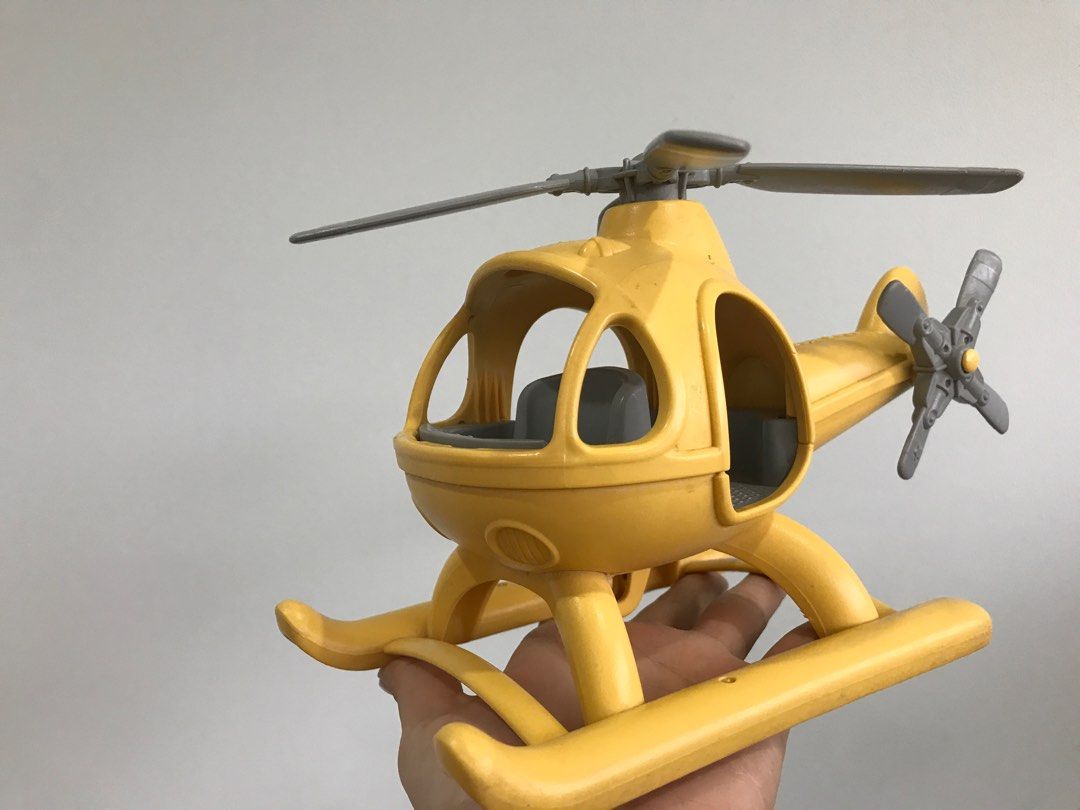 Green Toys Yellow Helicopter made in USA high quality branded Hobbies Toys Toys Games on Carousell