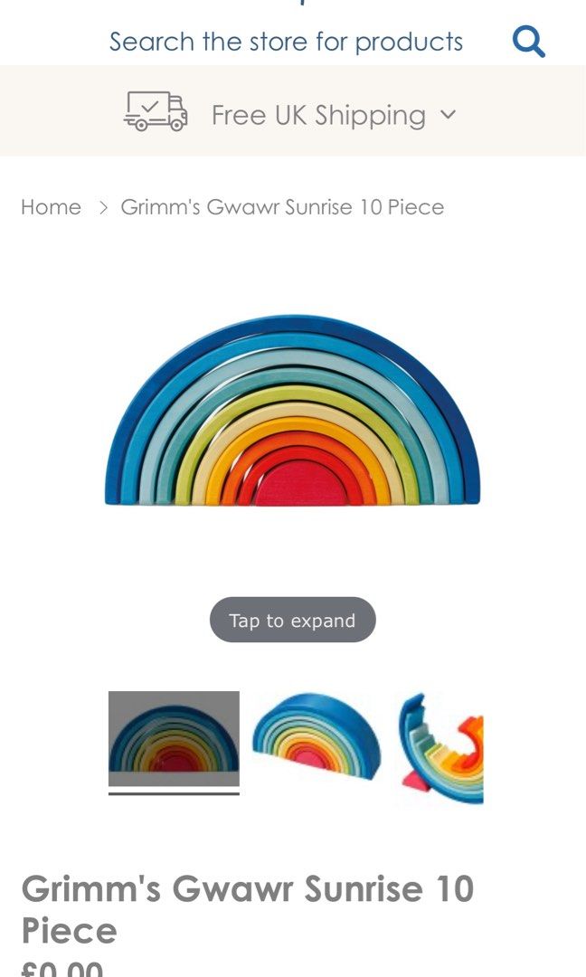 Grimms gwawr rainbow top