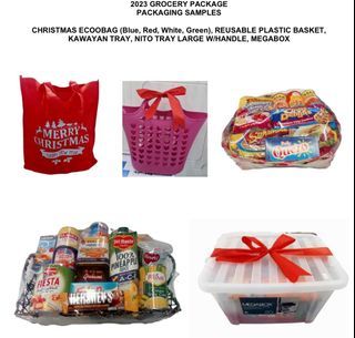 GROCERY PACKAGES FOR XMAS GIVEAWAYS