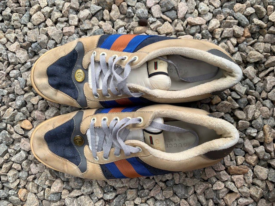 Tan gucci sneakers top