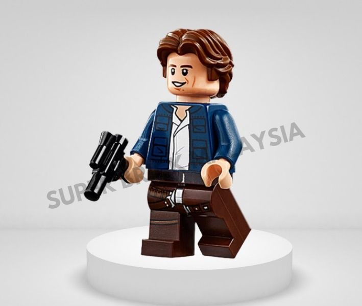 Han Solo Dark Brown Legs with Holster Pattern LEGO STAR WARS