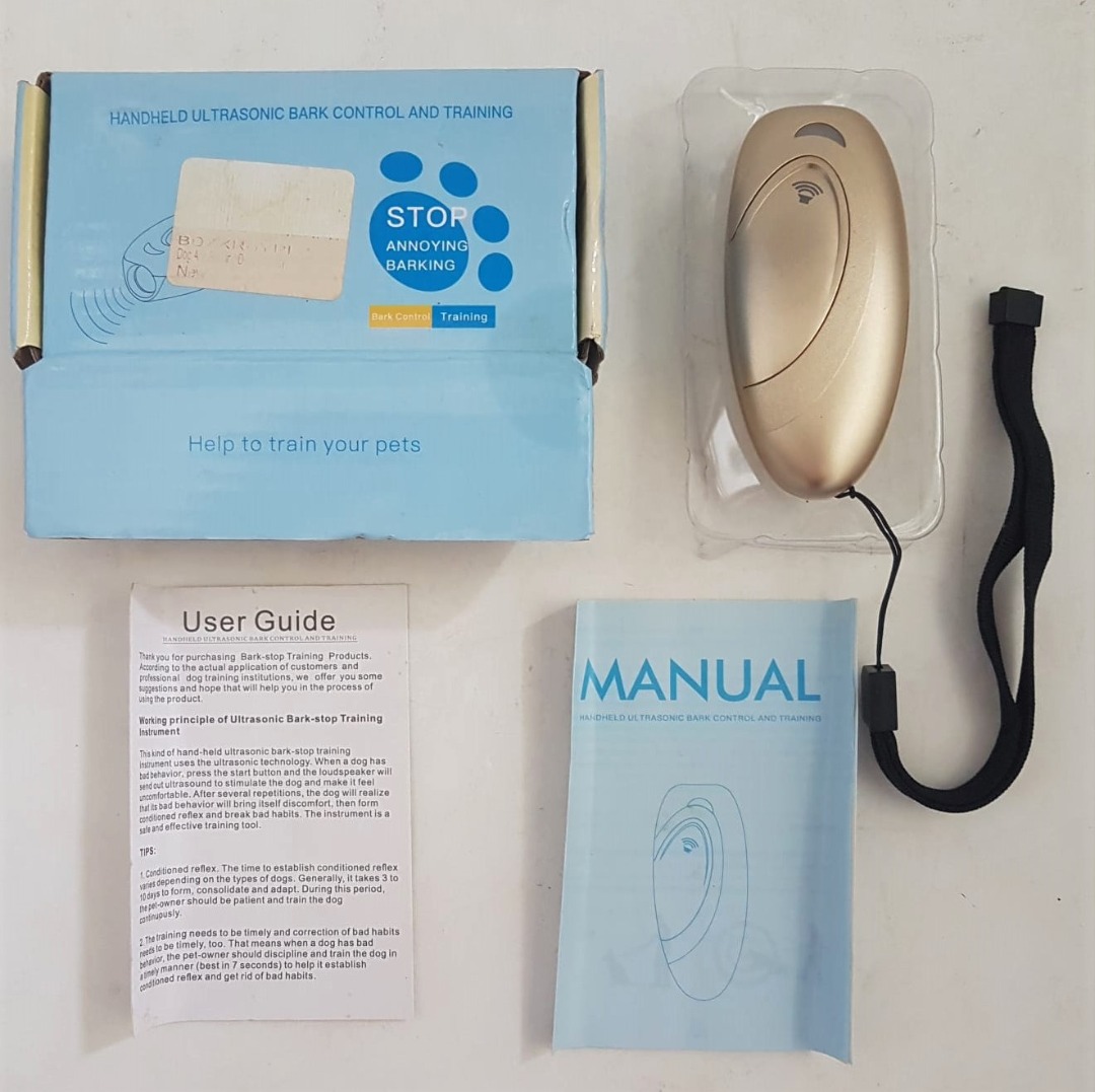 Handheld ultrasonic outlet bark control
