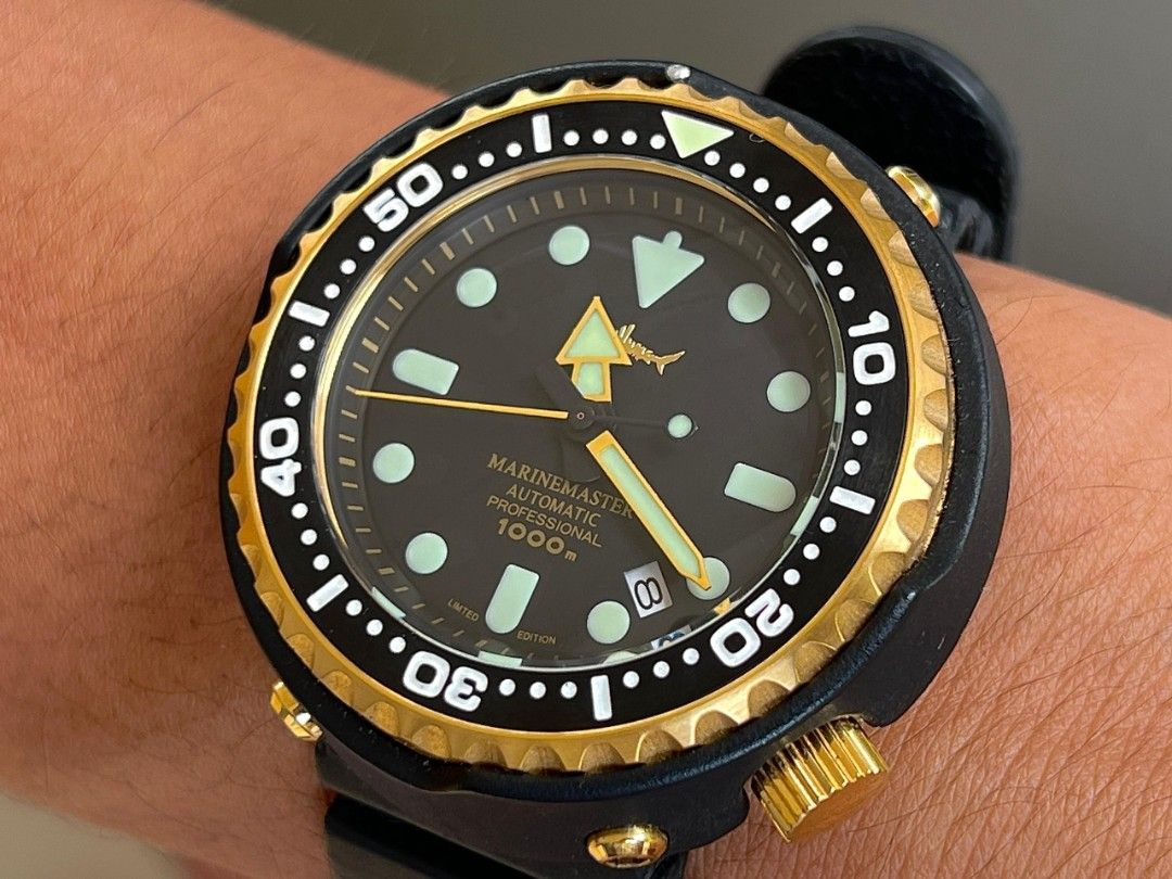 Heimdallr Tuna 1000m Monoblock NH35 Automatic Watch Men s Fashion