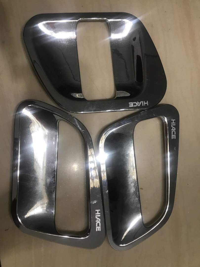Hiace chrome door panel, Car Accessories, Accessories on Carousell