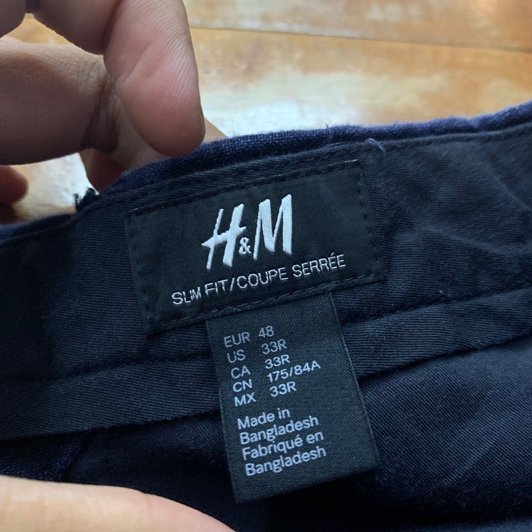 H&m slim fit coupe serree on sale pants