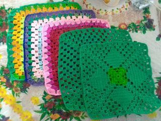 Homemade Crochet Coasters (5 Piece Set)