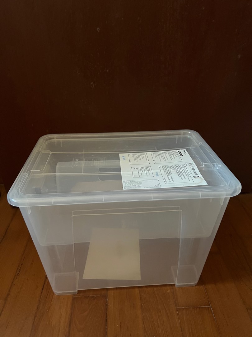 Ikea Tool Storage Box Containers with Lid and insert for the Box
