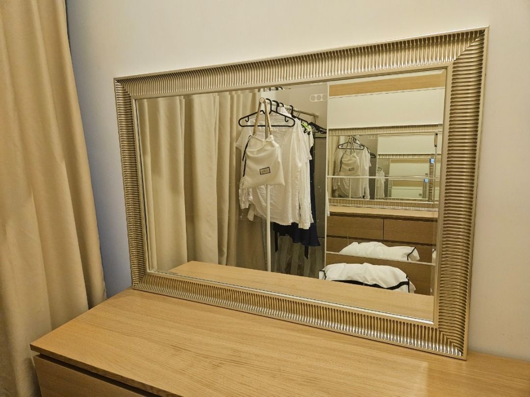 IKEA songe 鏡 - 鏡(立て掛け式)