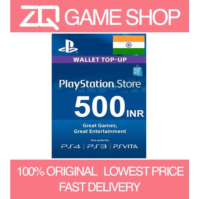 PlayStation Store Prepaid Cards Now Available in India