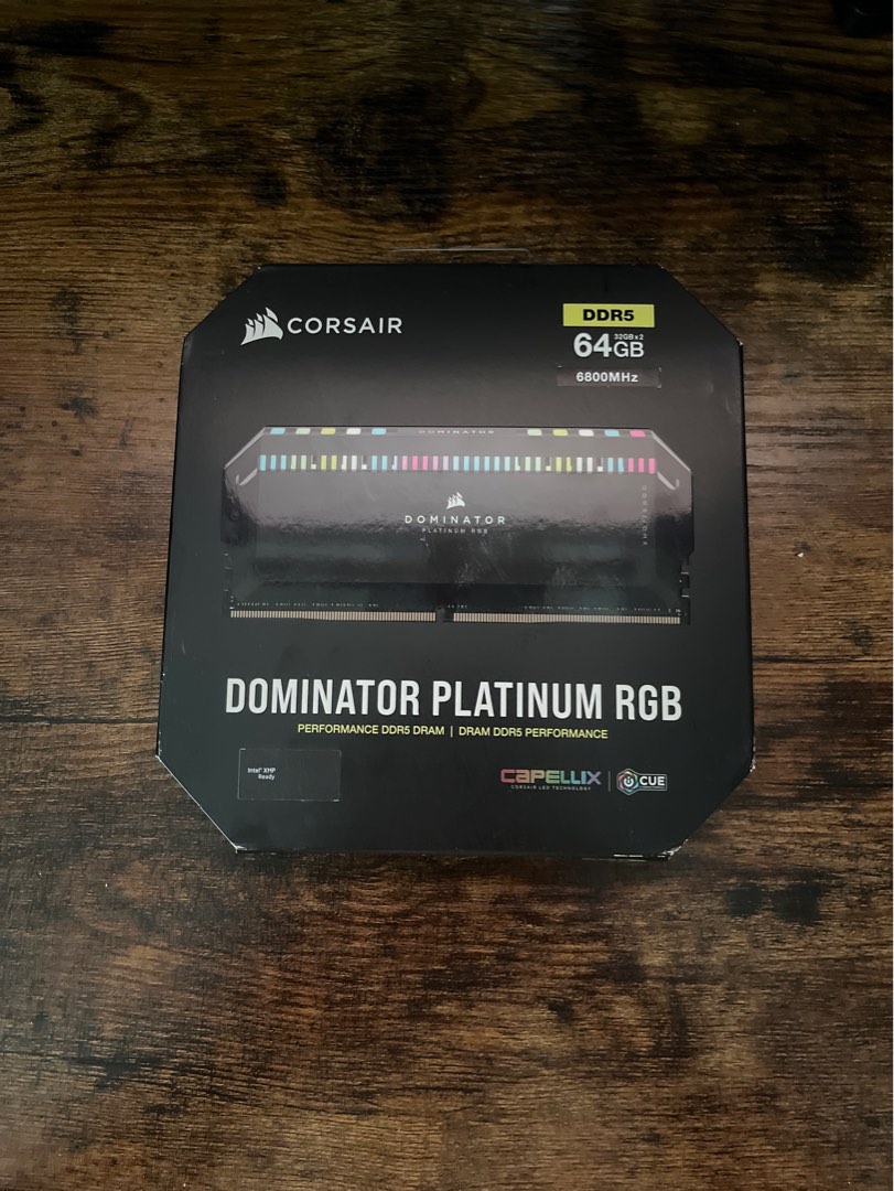 (In Stock) CORSAIR Dominator Platinum RGB DDR5 RAM 64GB