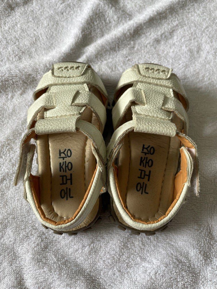 White infant outlet sandals