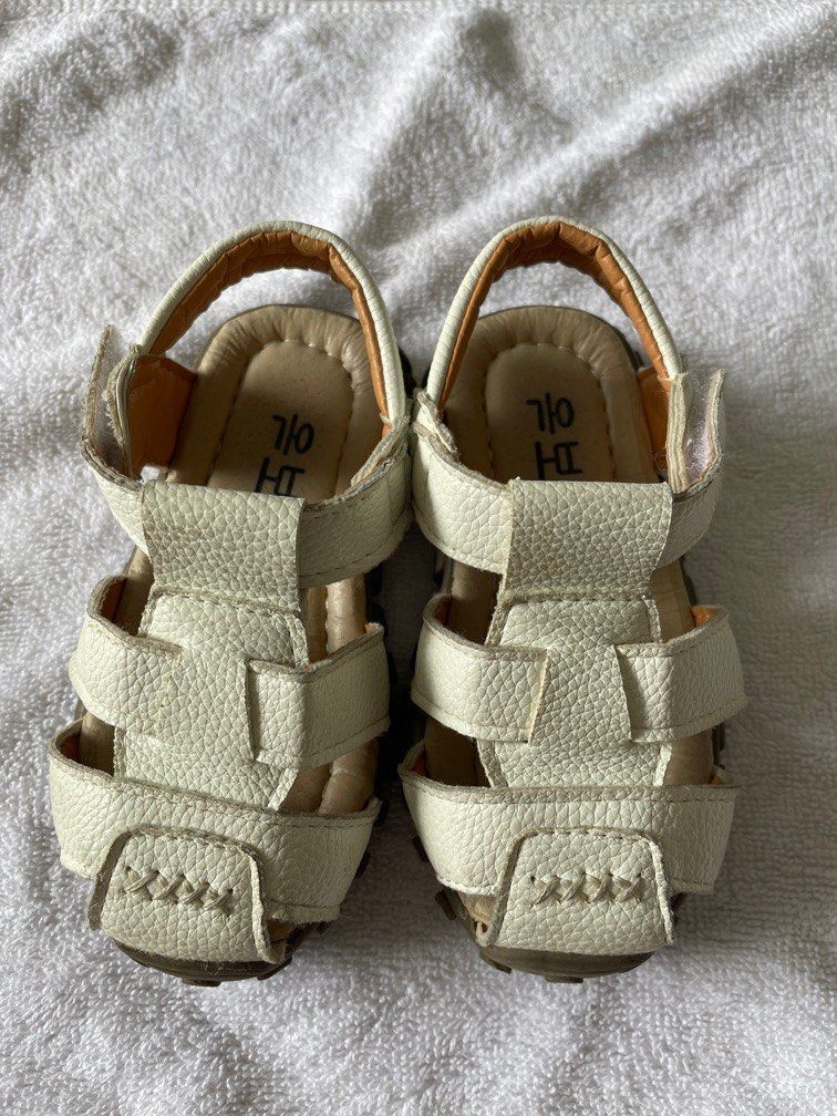 White infant outlet sandals