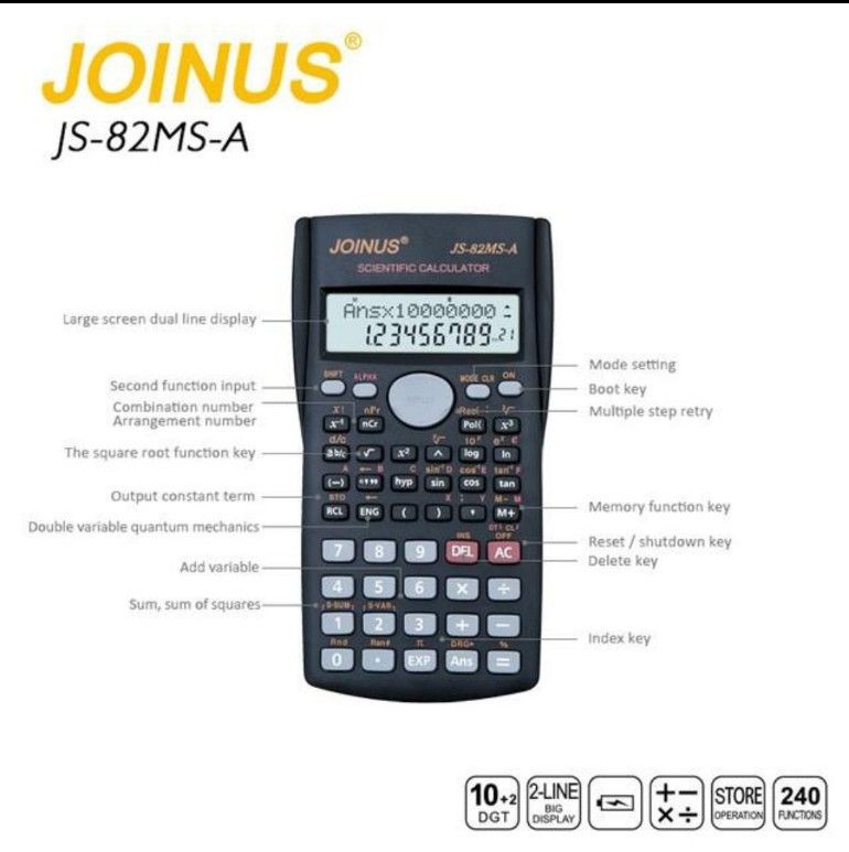 Js 82ms a calculator sale