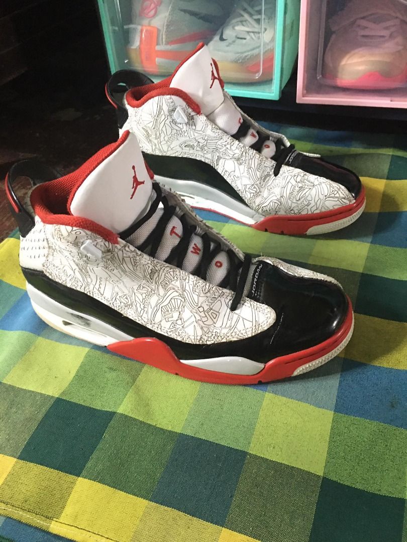 Jordan Dub Zero Varsity Red, Men's Fashion, Footwear, Sneakers on Carousell