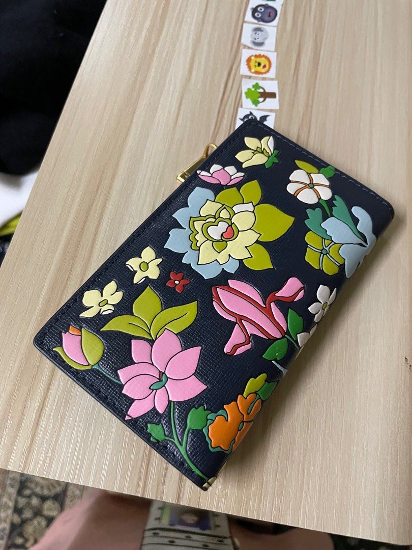 Kate Spade Morgan Flower Bed Embossed Small Slim Bifold Wallet in Blazer  Blue Multi, Women's Fashion, Bags & Wallets, Purses & Pouches on Carousell