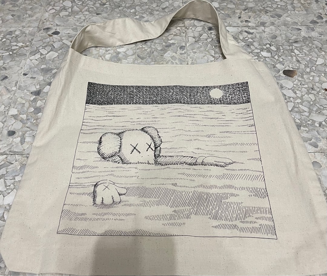 KAWS X Uniqlo Artbook Cover Tote Bag, Men's Fashion, Bags, Sling Bags on  Carousell