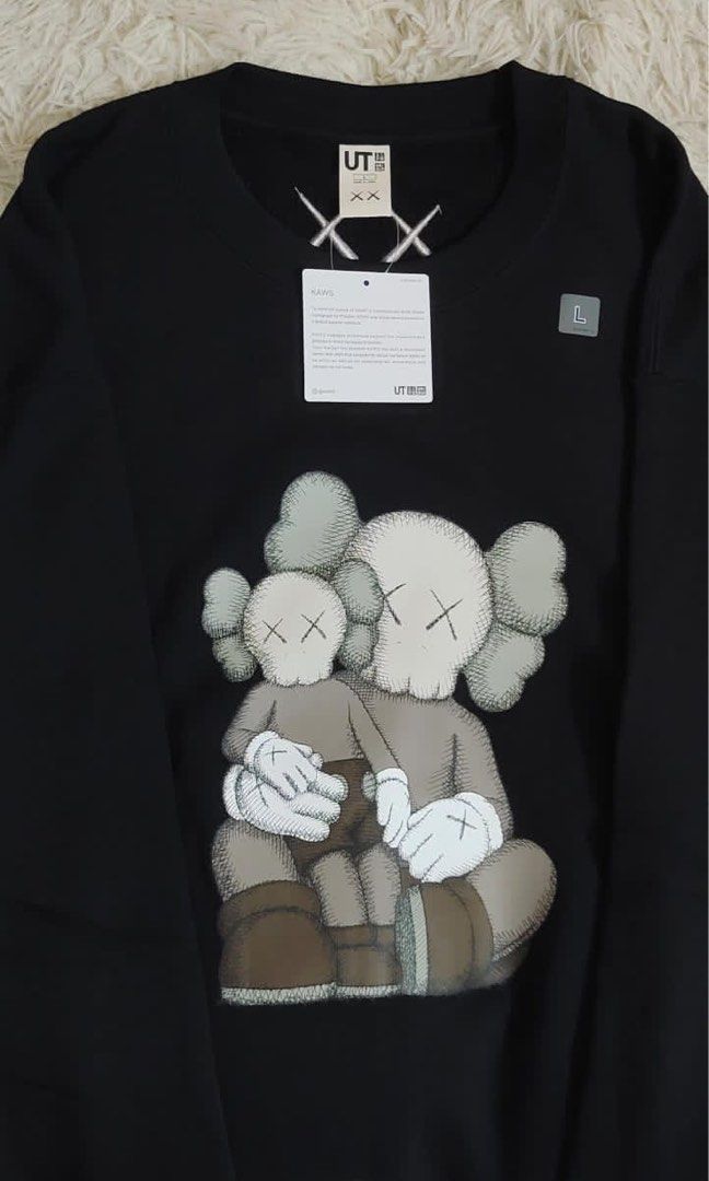 Black clearance kaws sweatshirt
