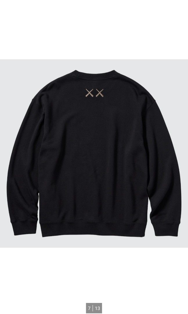 Black kaws top sweatshirt