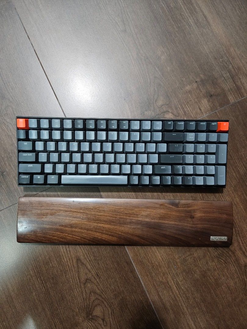 Keychron K4v2 with Keychron wrist rest, Computers & Tech, Parts
